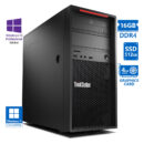 Lenovo (A-) ThinkStation P520C Tower Xeon W-2135(6-Cores)/16GB DDR4/512GB SSD/Nvidia 4GB/No ODD/10P