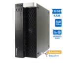 Dell Precision T3610 Tower Xeon E5-1620v2(4-Cores)/32GB DDR3/256GB SSD/Nvidia 4GB/DVD/8P Grade A+ Wo