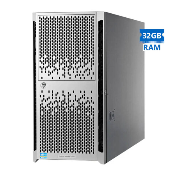 Refurbished Server HP ML350P G8 Tower E5-2620v2/32GB DDR3/No HDD/DVD/8xSFF/2xPSU