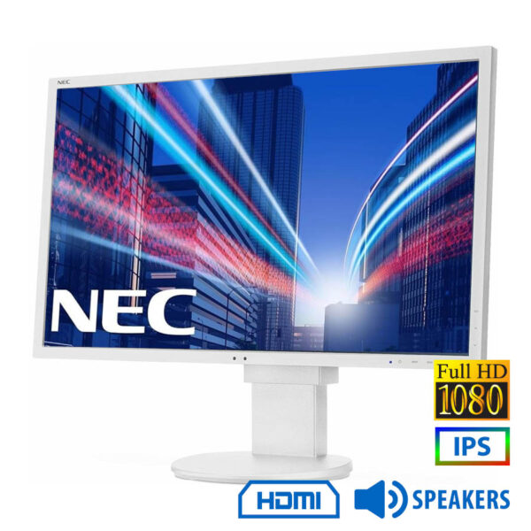 Used Monitor EA244WMi IPS LED/Nec/24\"FHD/1920x1200/Wide/Gray/w/Speakers/D-SUB & DVI-D & DP & HDMI &