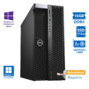 Dell Precision 5820 Tower Xeon W-2123(4-Cores)/16GB DDR4/512GB SSD/Nvidia 2GB/DVD/10P Grade A+ Works