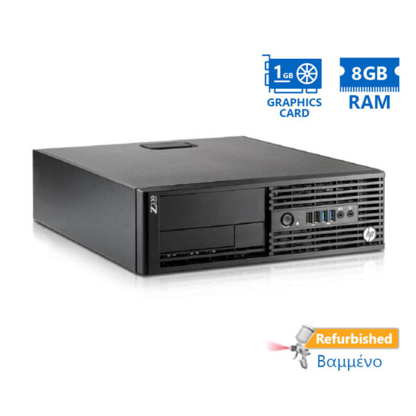 HP Z230 SFF i7-4770/8GB DDR3/1TB/ATI 1GB/DVD/8P Grade A+ Workstation Refurbished PC