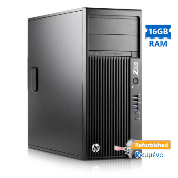 HP Z230 Tower i7-4790/16GB DDR3/1TB/DVD/8P Grade A+ Workstation Refurbished PC
