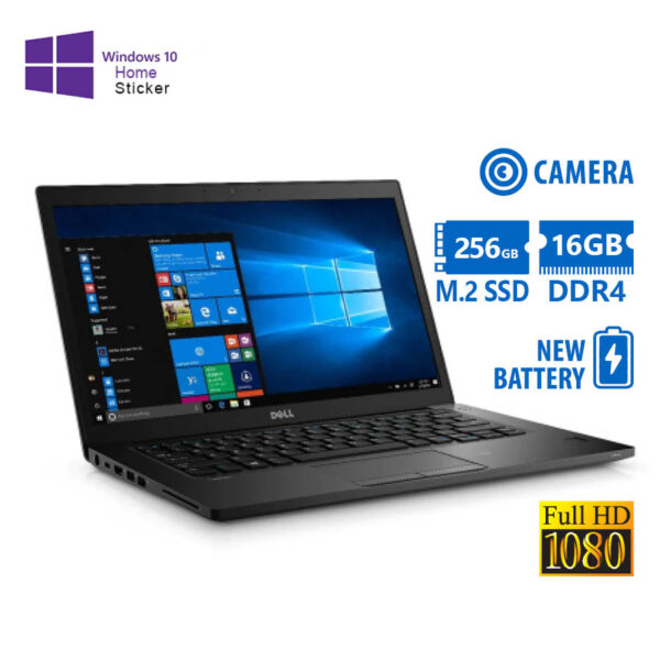 Dell Latitude 7480 i5-7300U/14``FHD/16GB DDR4/256GB M.2 SSD/No ODD/Camera/New Battery/10H Grade A Re