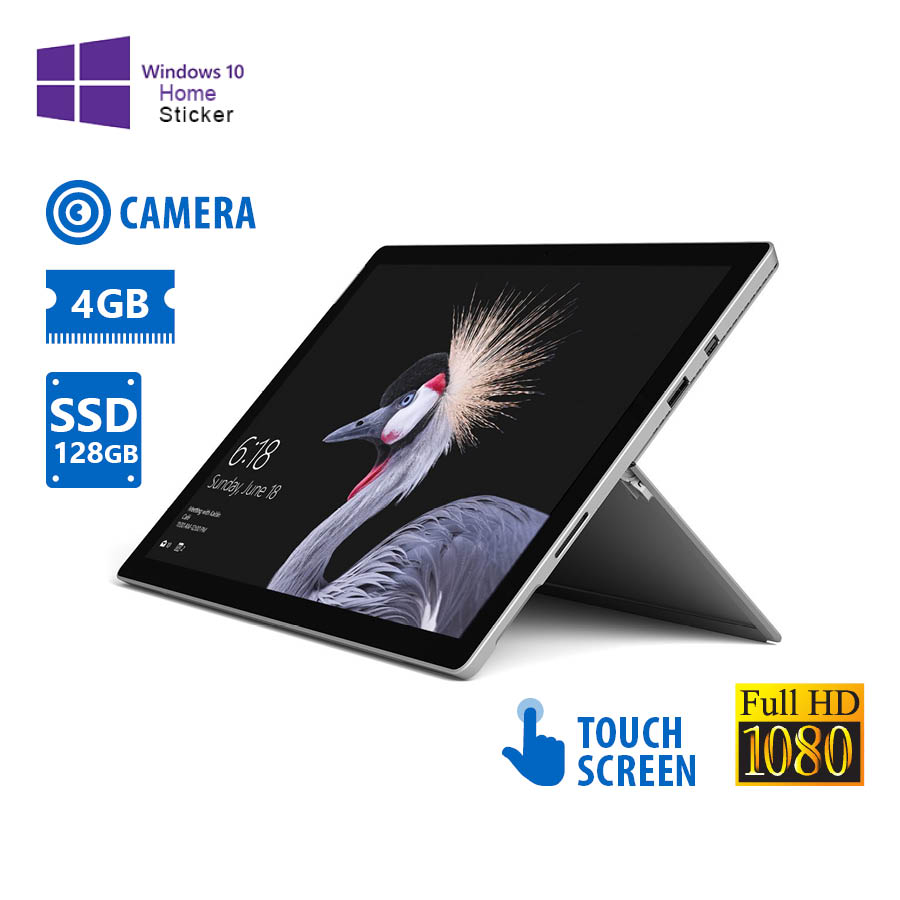 Microsoft (A-) Surface Pro 5th Gen m3-7Y30/12.3``FHD IPS Touchscreen/4GB/128GB SSD/No ODD/Camera/10H