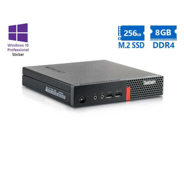 Lenovo ThinkCentre M710q Tiny i3-7100T/8GB DDR4/256GB M.2 SSD/No ODD/10P Grade A Refurbished PC