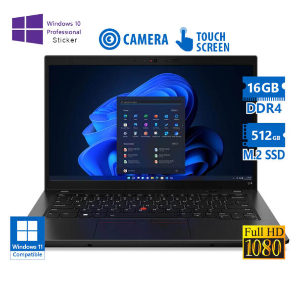 Lenovo ThinkPad L14 Gen 3 i5-1235U/14``FHD Touchscreen/16GB DDR4/512GB M.2 SSD/No ODD/Camera/10P Gra
