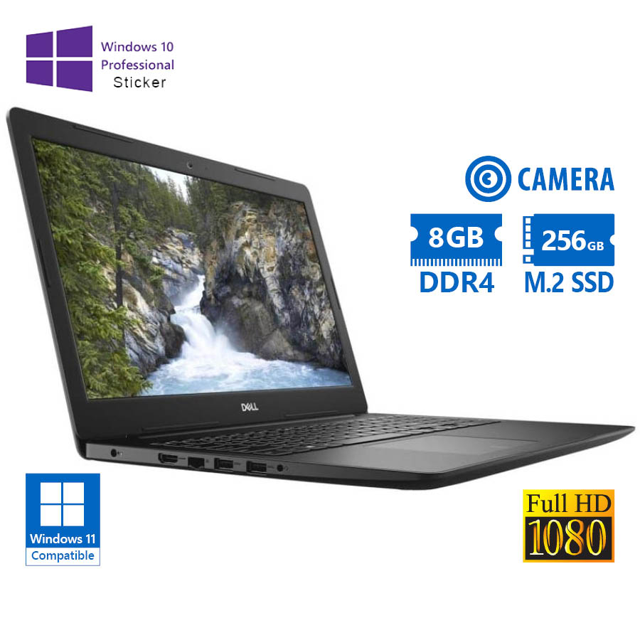 Dell Vostro 3501 i3-1005G1/15.6``FHD/8GB DDR4/256GB M.2 SSD/No ODD/Camera/10P Grade A Refurbished La