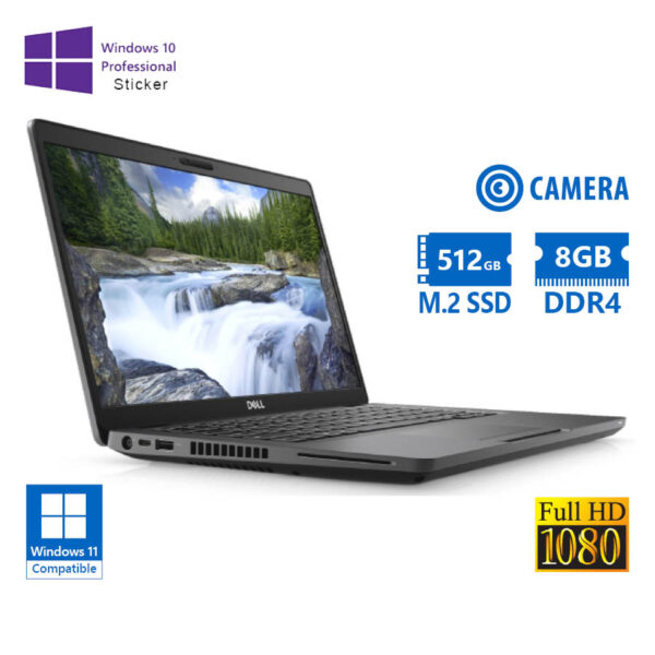 Dell Latitude 5400 i5-8265U/14``FHD/8GB DDR4/512GB M.2 SSD/No ODD/Camera/10P Grade A Refurbished Lap