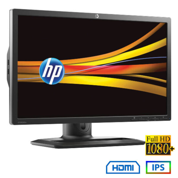 Used Monitor ZR2440w IPS LED/HP/24``FHD/1920x1200/Wide/Black/DVI-D & DP & HDMI & USB HUB