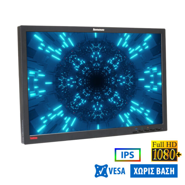 Used Monitor LT2452pwc IPS LED/Lenovo/24``FHD/1920x1200/Wide/Black/No Stand/D-SUB & DVI-D & DP & USB