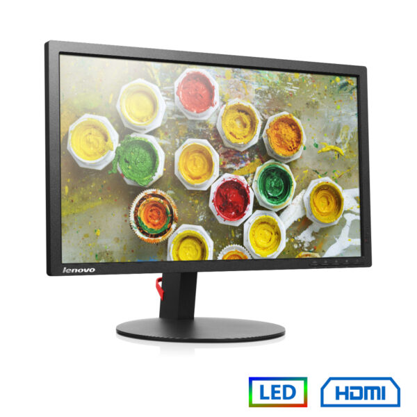 Used Monitor T2254p LED/Lenovo /22``/1680x1050/Wide/Black/D-SUB & DP & HDMI