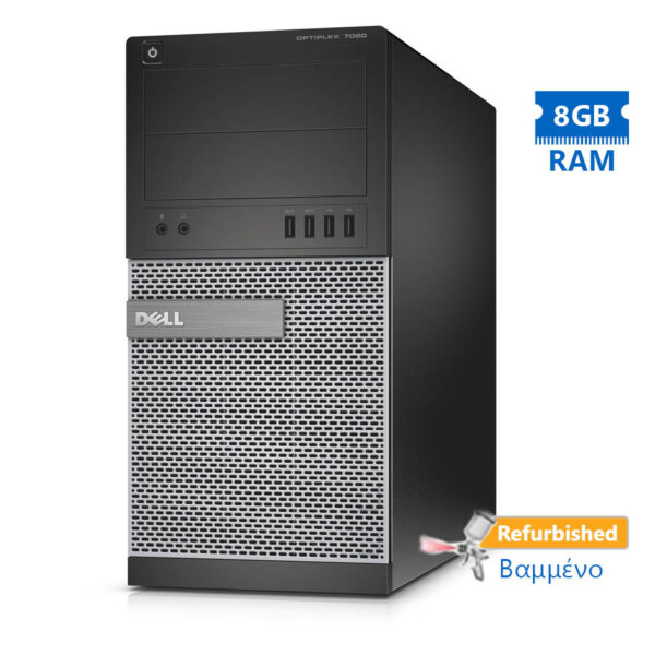 Dell 7020 Tower i7-4790/8GB DDR3/500GB/DVD/8P Grade A+ Refurbished PC
