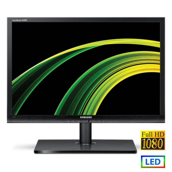 Used (A-) Monitor S24A850 LED/Samsung/24\"FHD/1920x1080/Wide/Black/Grade A-/D-SUB & DVI-D & DP & USB