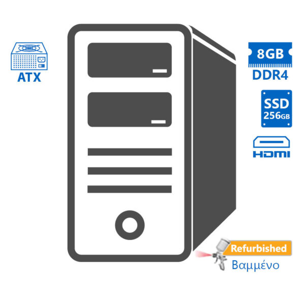 OEM Tower i3-7100T/8GB DDR4/256GB SSD/DVD/Grade A+ Workstation Refurbished PC