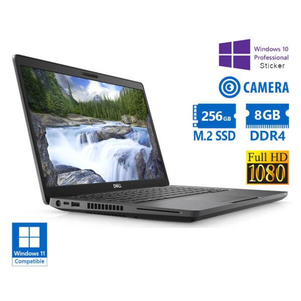 Dell (A-) Latitude 5400 i5-8365U/14``FHD/8GB DDR4/256GB M.2 SSD/No ODD/Camera/10P Grade A- Refurbish