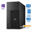 Dell Precision 3620 Tower Xeon-E3-1270v6/16GB DDR4/256GB SSD/ATI 4GB/DVD/10P Grade A+ Workstation Re