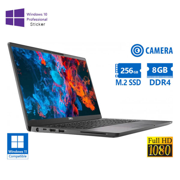 Dell (A-) Latitude 7400 i5-8265U/14``FHD/8GB DDR4/256GB M.2 SSD/No ODD/Camera/10P Grade A- Refurbish